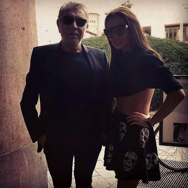 Николета Лозанова се снима с Роберто Кавали