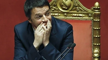 С яйца замеряли италианският премиер