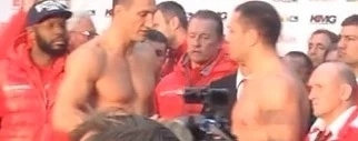 Кобрата и Кличко се претеглиха