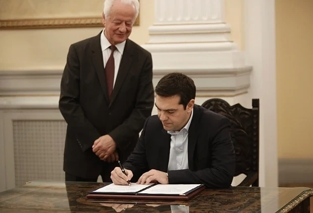 Ципрас положи клетва като премиер