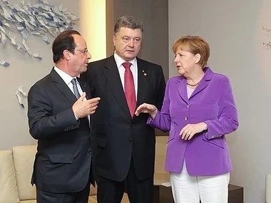 Оланд, Меркел и Порошенко призоваха за „незабавно спиране на огъня“ в Източна Украйна