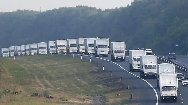 Руска хуманитарна помощ за Украйна