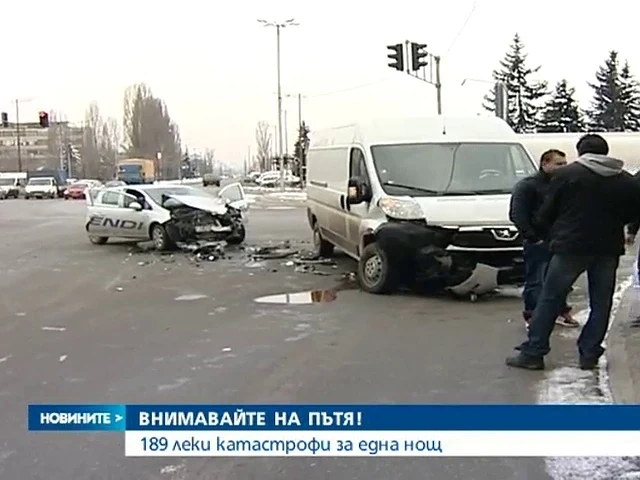 Мокри и хлъзгави пътища