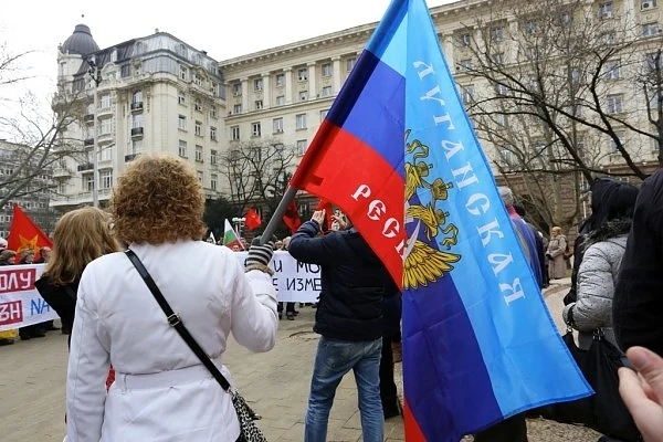 Протест в София в подкрепа на Путин