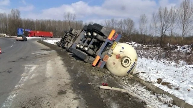 Опасно кръгово край Враца