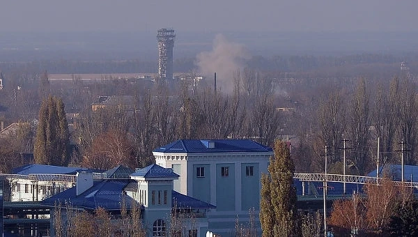 Стрелба е избухнала в района Донецк