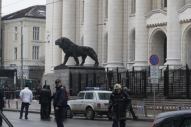 Протест пред Съдебната палата