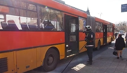Автобус в движение се запали във Варна