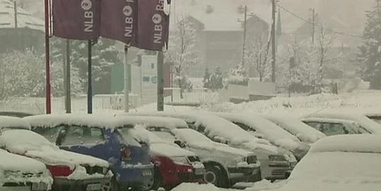 Сняг покри Балканите 