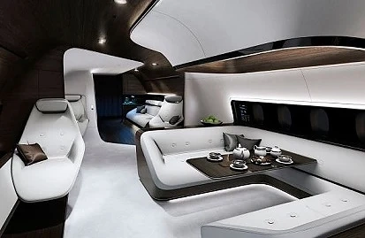 Mercedes и Lufthansa представиха луксозна самолетна кабина (СНИМКИ)