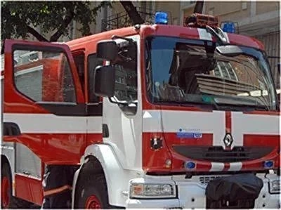 Пожар в МВР школата в Симеоново