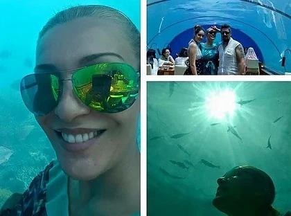 Гала яде под водата  