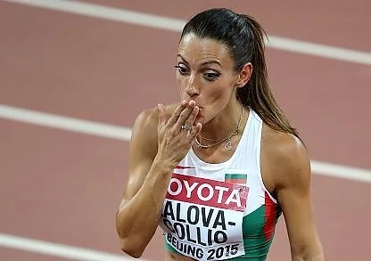 Ивет Лалова на 1/2-финал на 200 метра в Пекин