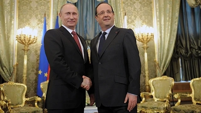 Путин на среща с Оланд