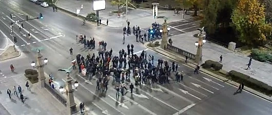 Полицаите блокираха движението на „Орлов мост” в столицата