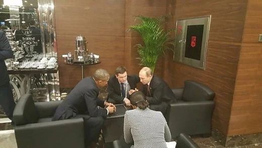 Путин и Обама разговаряха очи в очи на срещата на Г-20 в Анталия