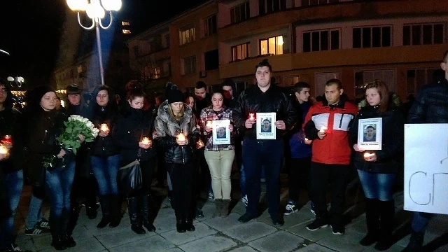 Протестиращи се събраха във Враца, въпреки студа