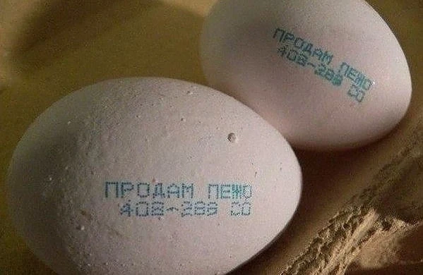 Необичайна обява за продажба на кола върху яйца!