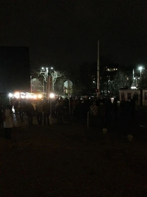 Полицаите и журналистите бяха повече на протеста на зелените