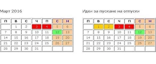 Ето колко дни ще се почива около 3 март 