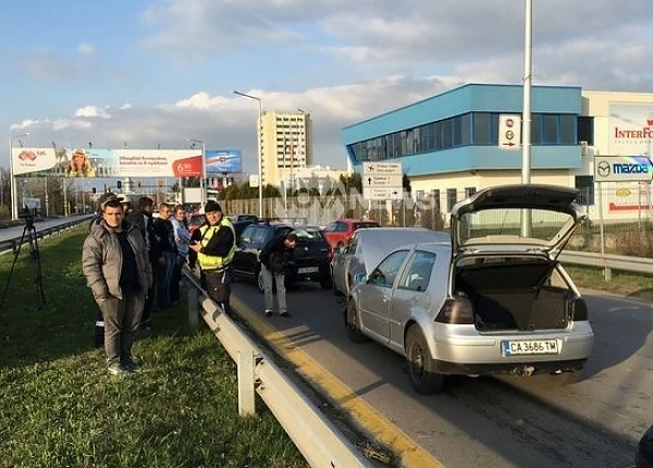 Верижна катастрофа на бул. \
