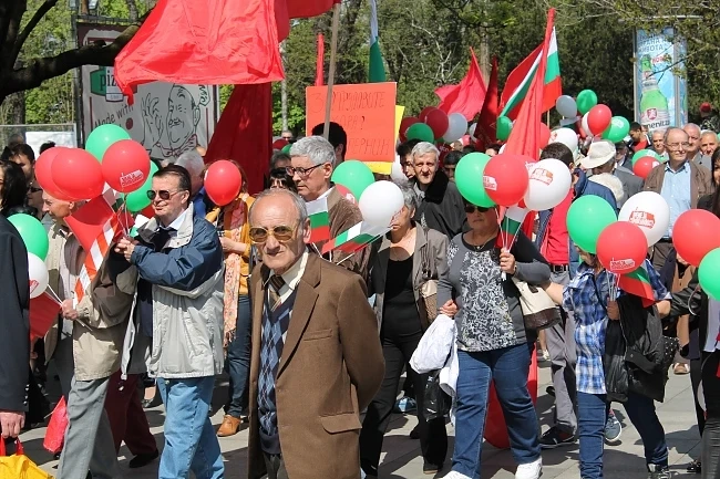 БСП с митинг-шествие по случай 1 май – Деня на труда