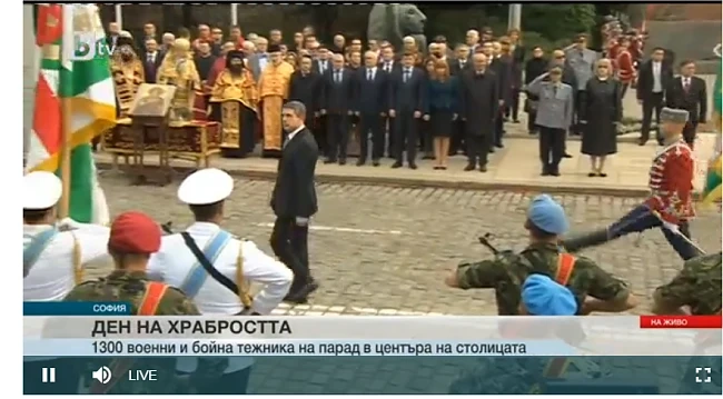 Бойна техника на парада в София 