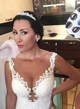 Ето я Джена като булка 