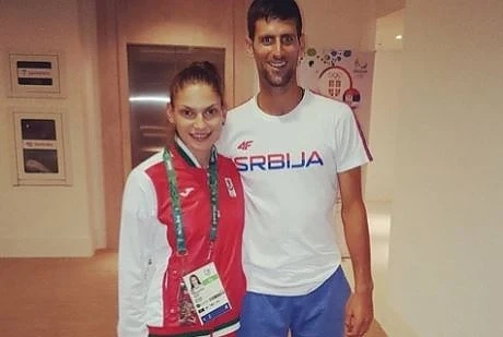 Габриела Петрова се срещна с Джокович в Рио