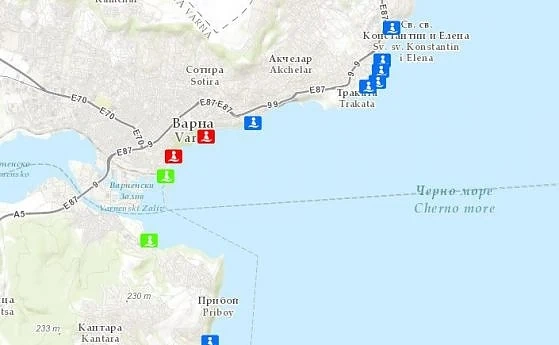 Баровският курорт Лозенец с най-мръсна вода