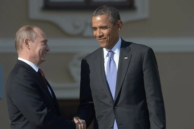 Путин и Обама си стиснаха ръцете 