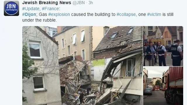 Над 20 са пострадалите при взрива в Дижон днес