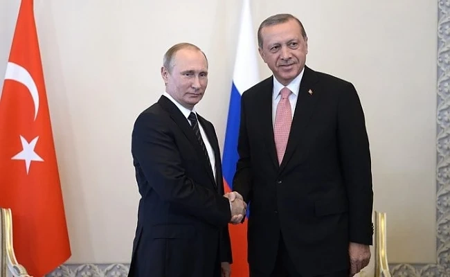 Путин на посещение в Турция