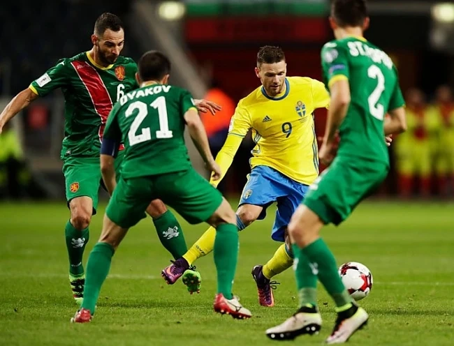 Българите разгромени с 0:3 в Стокхолм 