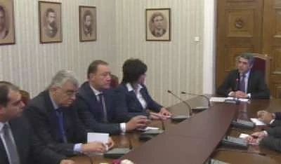 Плевнелиев започна консултациите с ПГ на БСП 