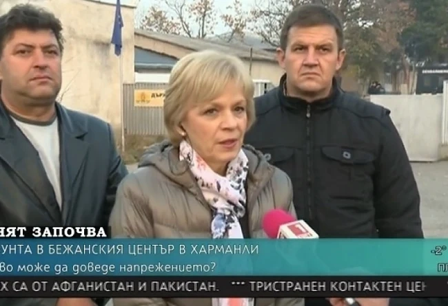 Ето какво е останало от лагера в Харманли след погрома