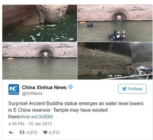  600-годишна статуя на Буда намериха в Китай