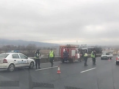 Верижна катастрофа на магистрала Тракия 