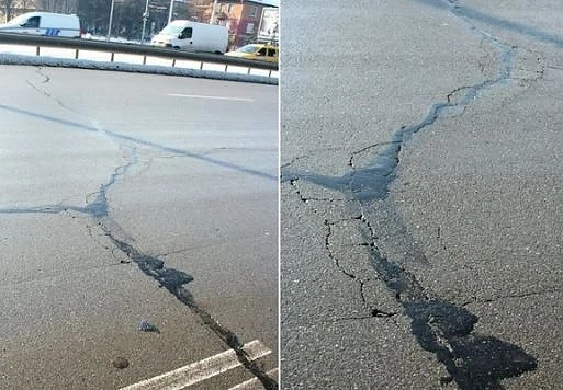  „Цариградско шосе” се напука след снега 
