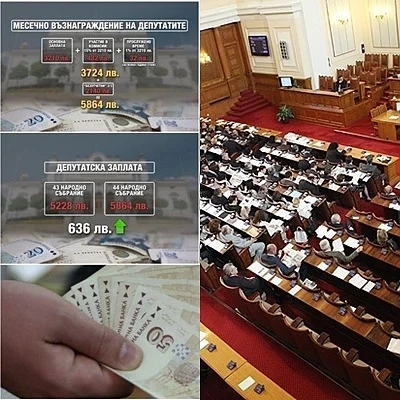 Депутатските заплати скачат с 693 лева 