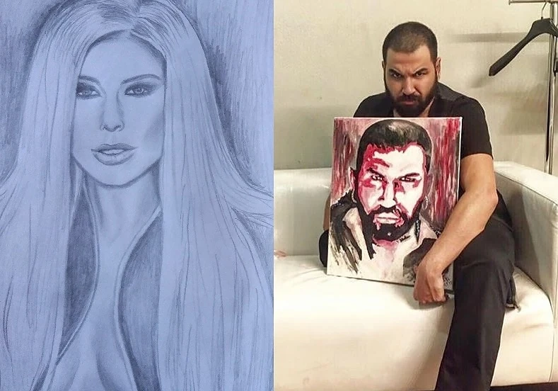 Фенове трогнаха Азис и Андреа, като ги нарисуваха 