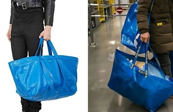 Каква е разликата между синята чанта на IKEA и на Balenciaga - $2145