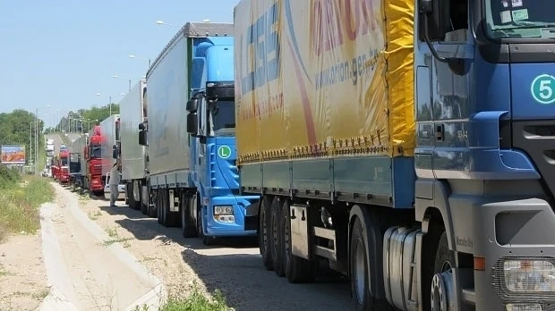 Огромна тапа на ГКПП \