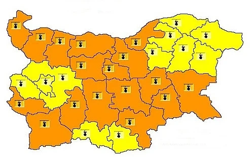 Опасно горещо днес. Максималните температури ще са между 36° и 41°