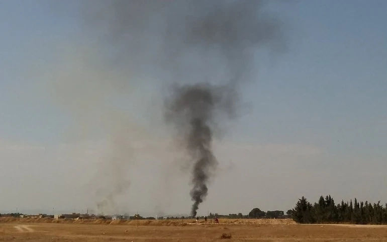 Испански военен самолет се разби  