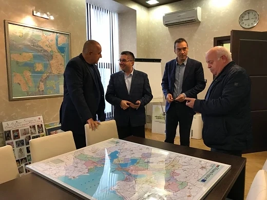 Бойко Борисов на работно съвещание в Бургас 