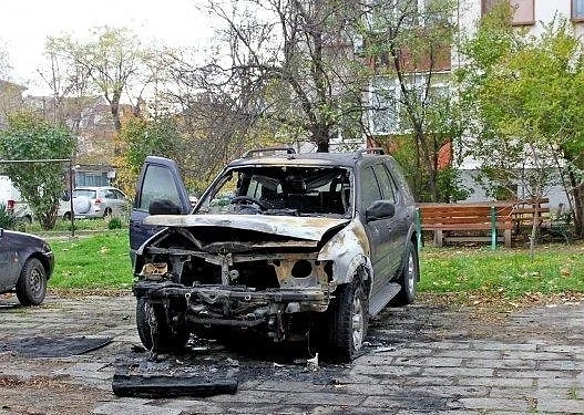 Затворници запалили джипа на шефа на затвора в Пловдив    