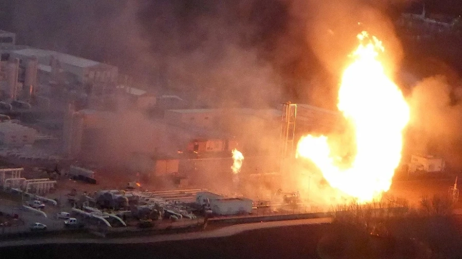 Експлозия в газов терминал в Австрия 