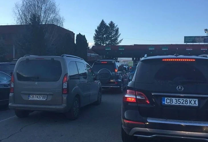 Страшно задръстване на Калотина  
