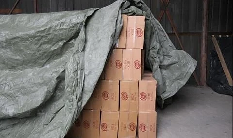 ГДБОП спипа огромно количество цигари без бандерол 